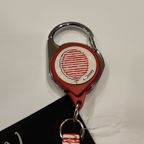 Disney Winnie the Pooh Piglet Red Balloon Retractable Lanyard NEW - Picture 9 of 12